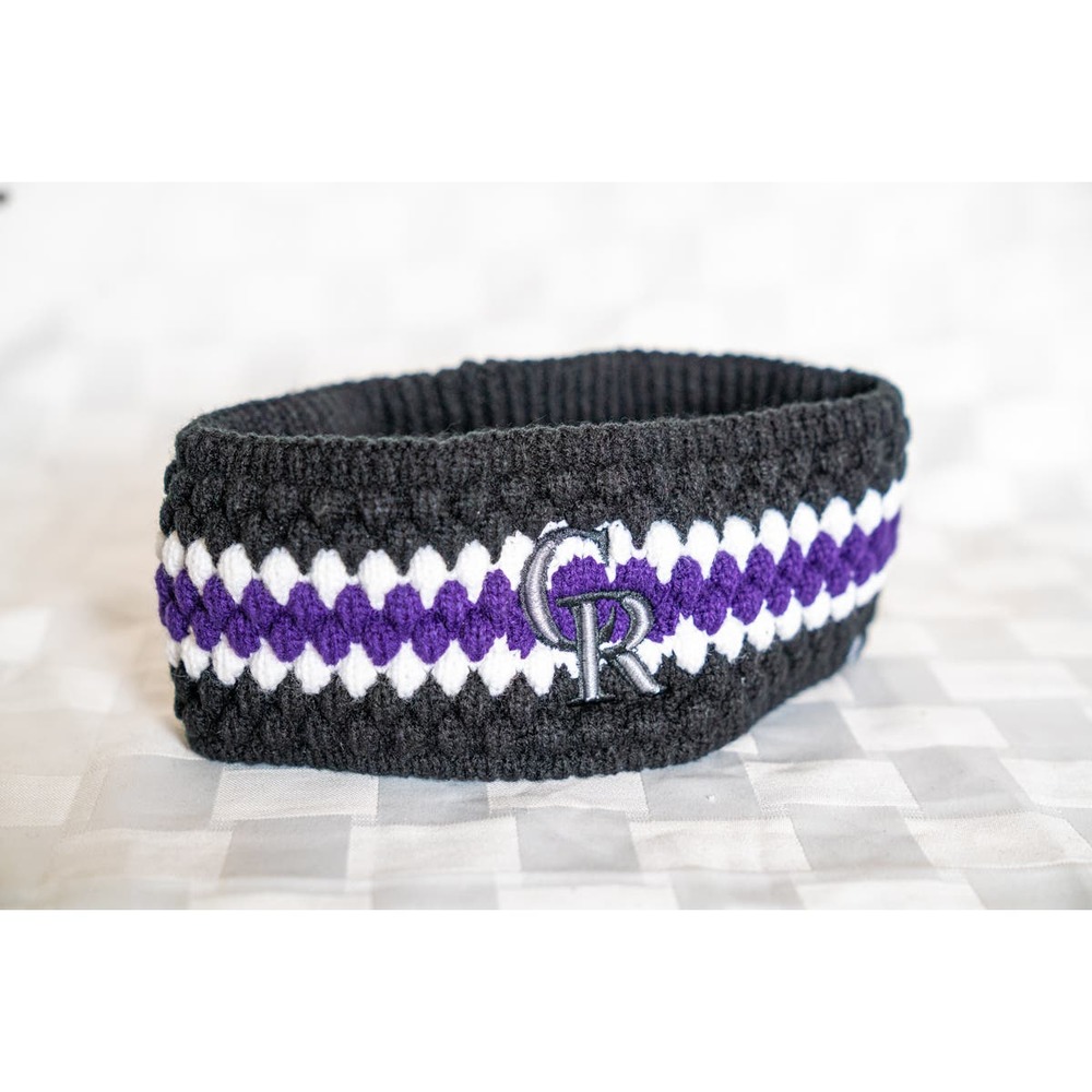 Colorado Rockies Knitted Ear Warmer/Hairband (1)